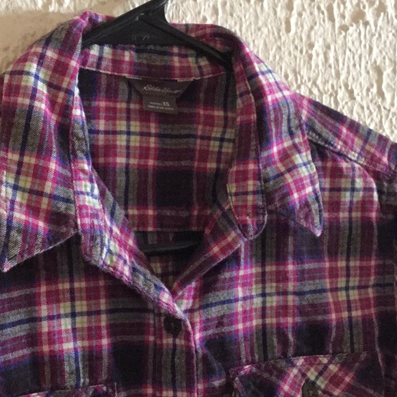 Pink pattern flannel - Picture 2 of 3